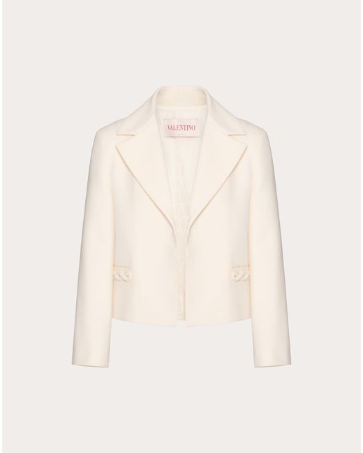Valentino Natural Crepe Couture Jacket