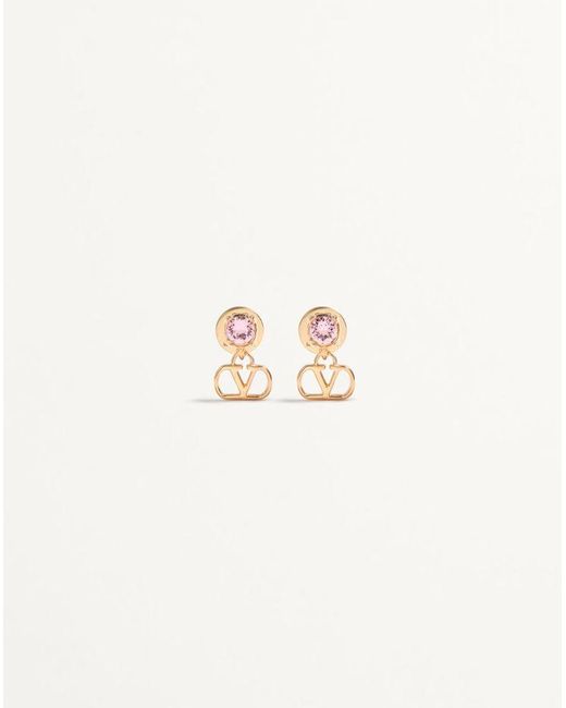 Valentino Garavani Natural Vlogo Signature Earrings