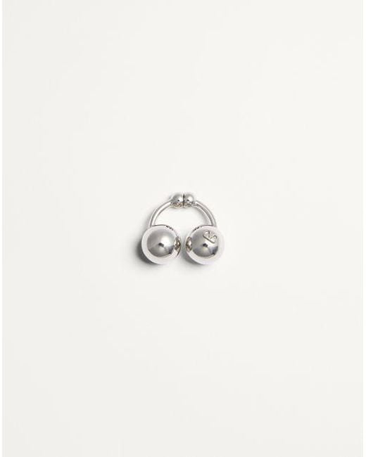 Valentino Garavani Natural Poetique Des Gouttes Mono Earring for men