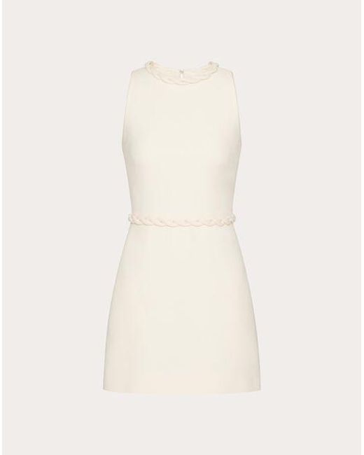 Valentino Natural Crepe Couture Short Dress
