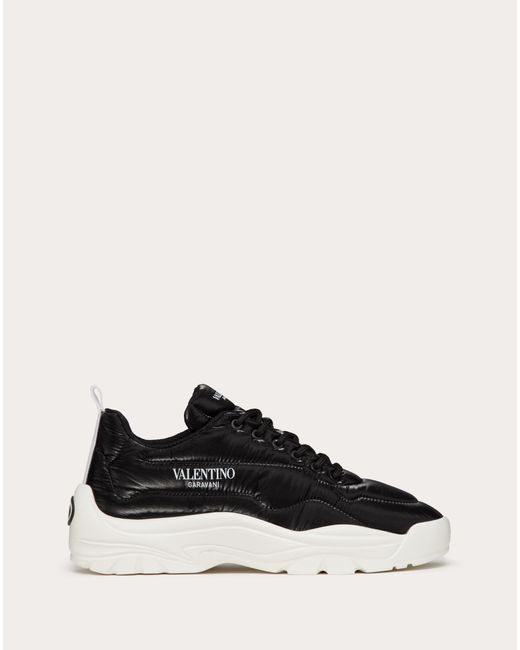 Valentino Garavani Synthetic Padded Nylon Gumboy Sneaker in Black/White ...