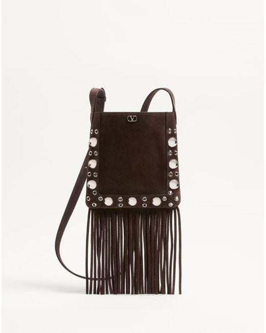 Valentino Garavani Black Nellcôte Small Shoulder Bag
