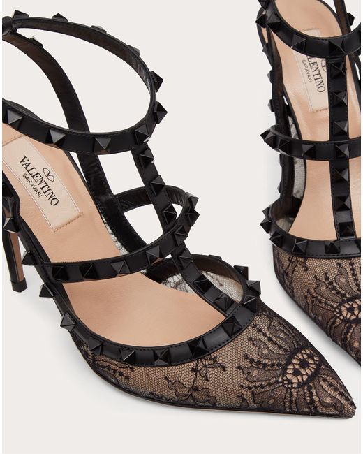 valentino lace pumps