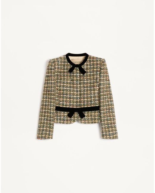 Valentino Natural Tweed Jacket 36