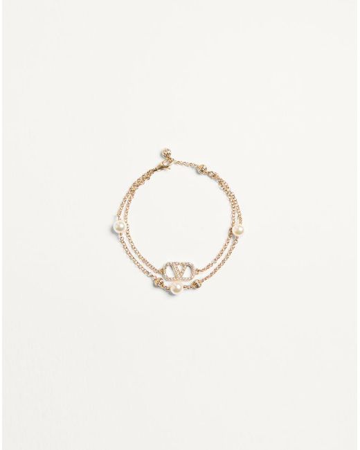 Valentino Garavani Natural Vlogo Signature Bracelet