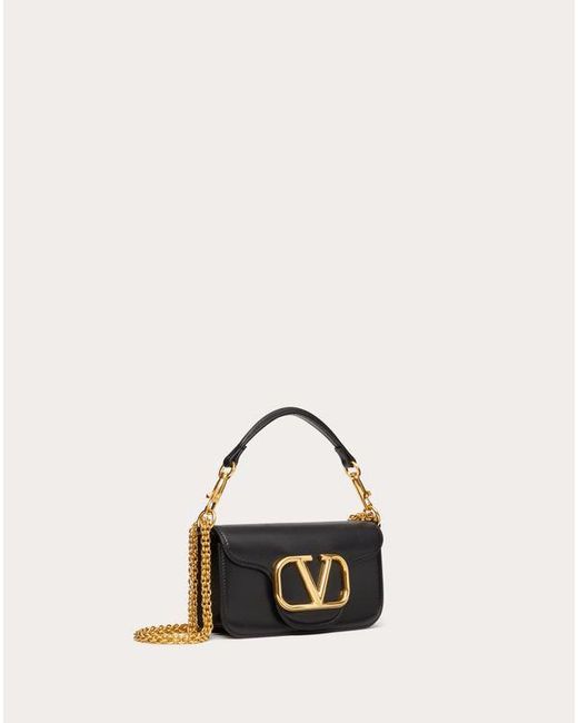 Valentino Garavani Natural Locò Small Shoulder Bag