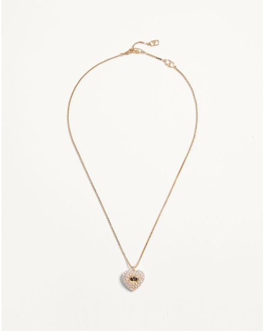 Valentino Garavani Natural Coeur Royal Necklace