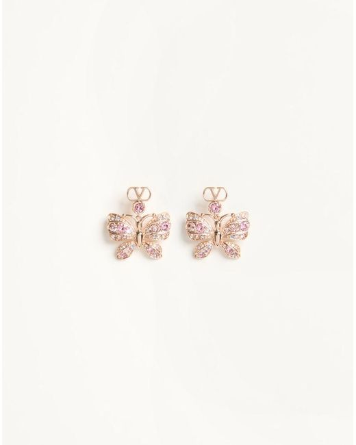 Valentino Garavani Natural Flutterby Earrings