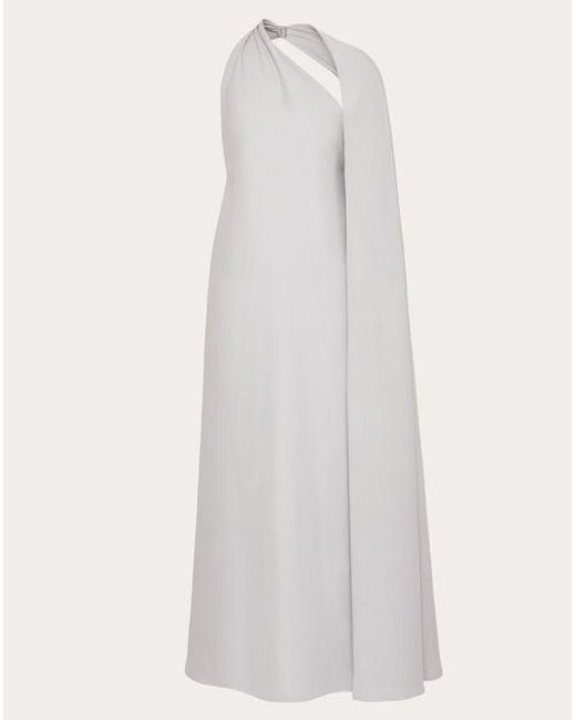 Valentino White Structured Couture Midi Dress
