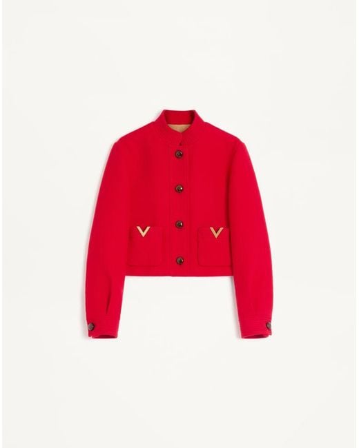 Light Jackets Valentino de color Red