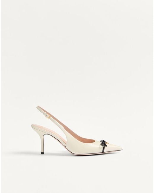 Valentino Garavani Natural Bepointy Slingback Pump