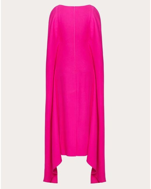 Valentino Pink Cady Couture Midi Dress