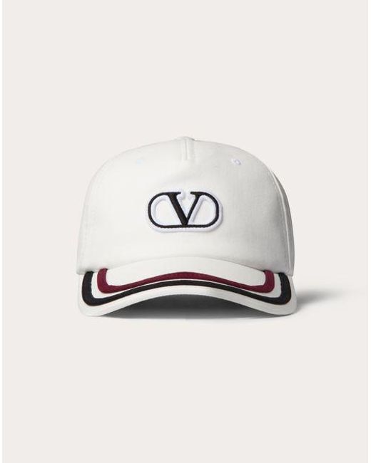 Valentino Garavani Multicolor Vlogo Signature Baseball Cap for men
