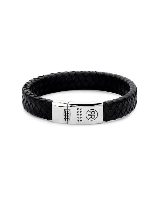 Bracelet rr-l0141-s-l REBEL & ROSE pour homme en coloris Black