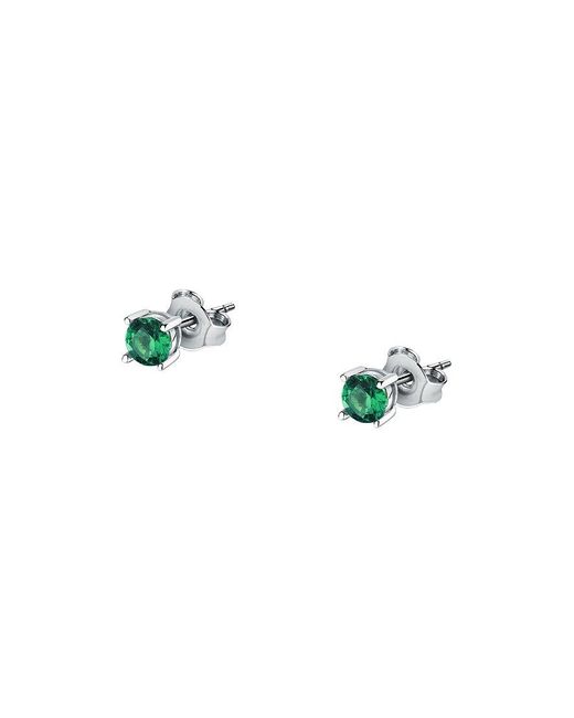 Boucles d'oreilles à fermoir à poussette tesori saiw176 925 argent recylé Morellato en coloris Green