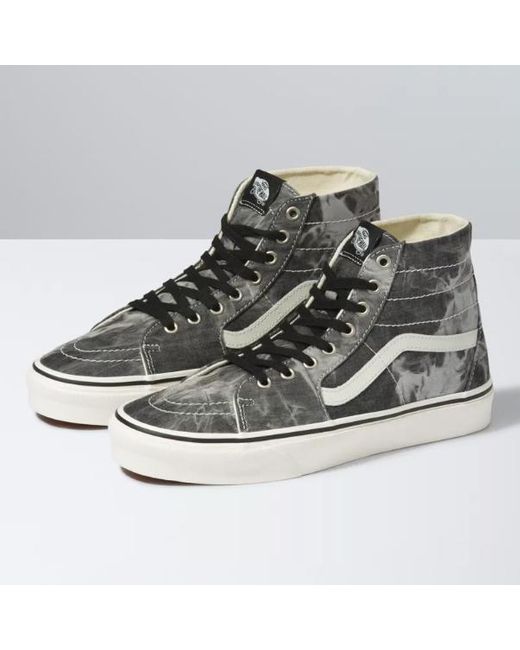 denim vans high top