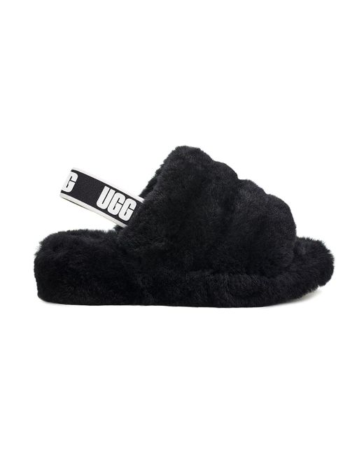 black slide uggs
