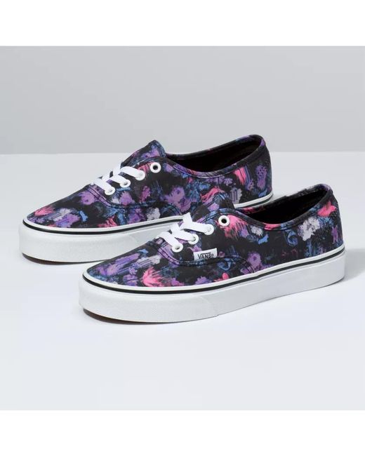 warped floral vans
