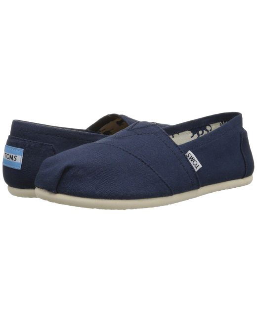 navy blue toms