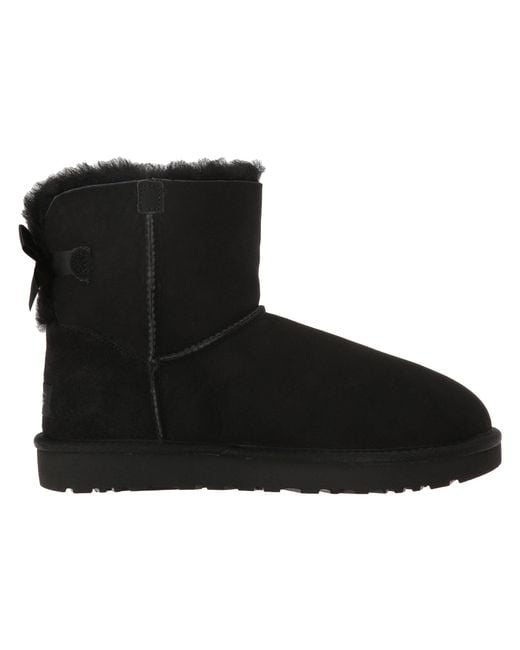 UGG Suede Bailey Bow Ii Boot in Black - Save 82% - Lyst