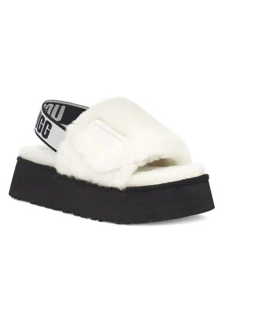 ugg disco slide white