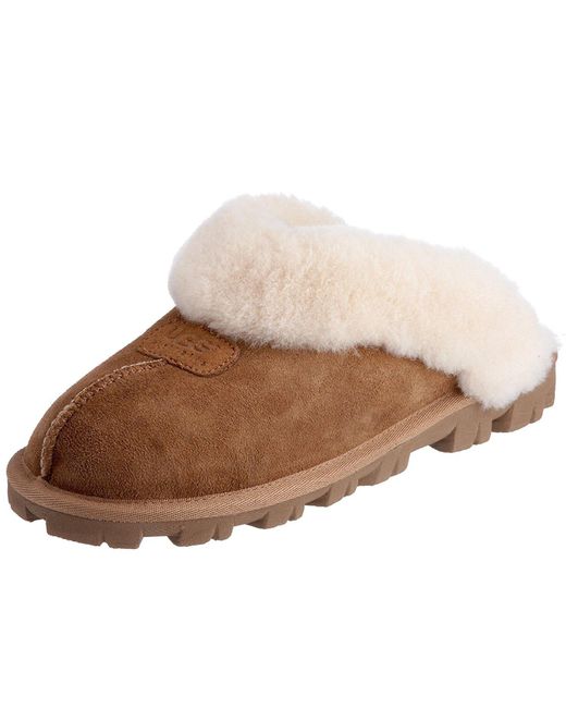 UGG Suede Coquette in Brown - Lyst