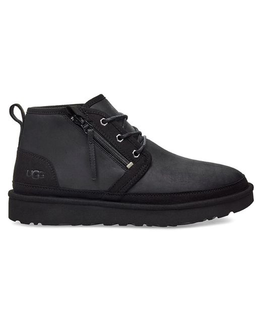 UGG Leather Neumel Zip in Black for Men - Lyst