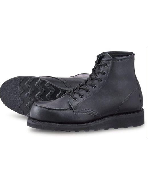 red wing black pull on boots