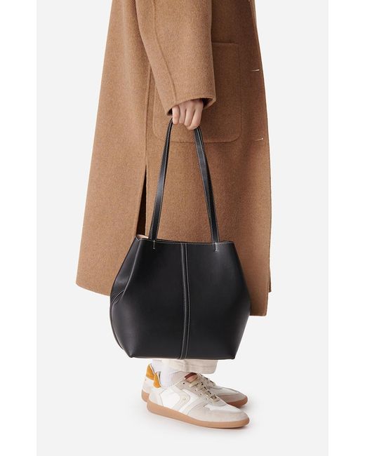 Petit Cabas Daily En Cuir Vanessa Bruno en coloris Black
