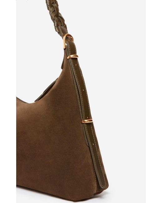 Sac Hobo Jess En Cuir Velours Vanessa Bruno en coloris Brown
