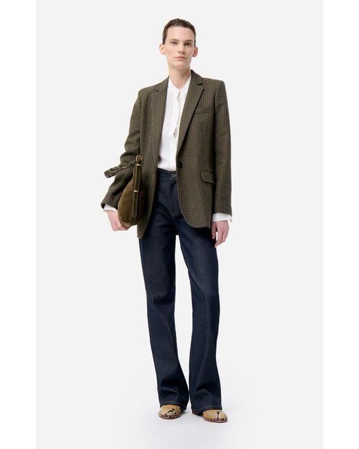 Sac Hobo Jess En Cuir Velours Vanessa Bruno en coloris Brown