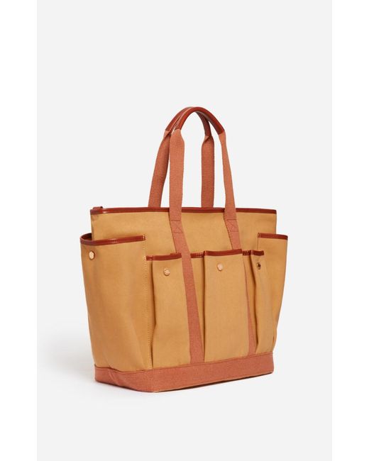 Cabas Zippé Multipoches Vanessa Bruno en coloris Brown