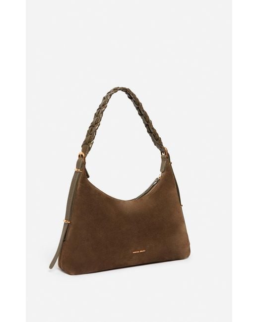 Sac Hobo Jess En Cuir Velours Vanessa Bruno en coloris Brown