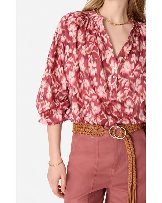 Blouse Nipoa Vanessa Bruno en coloris Red