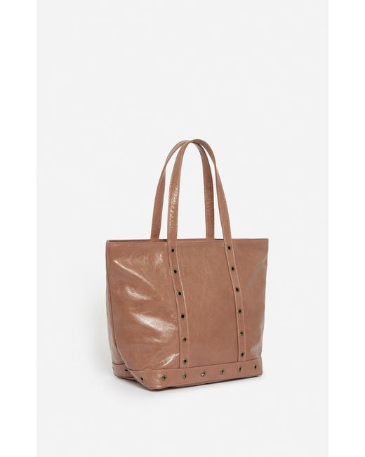 Cabas Zippé En Cuir Vanessa Bruno en coloris Multicolor