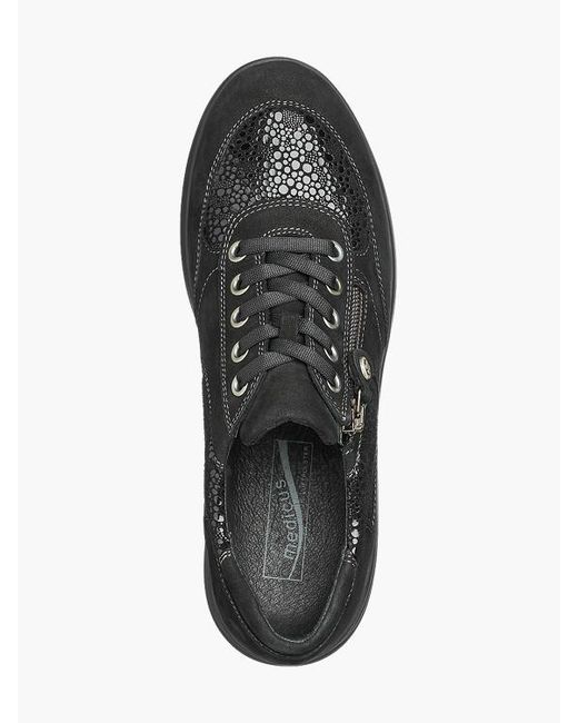 Medicus E Leren Sneaker Sierrits in het Zwart - Lyst