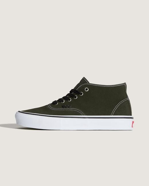 Vans Brown Skate Authentic Mid Shoes for men