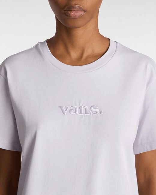 Vans Essential Tee, Vrouw, Grootte in het Purple