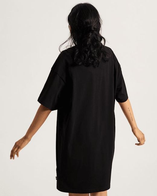 Vestito A Maniche Corte Center Vee, Donna, Taglia di Vans in Black