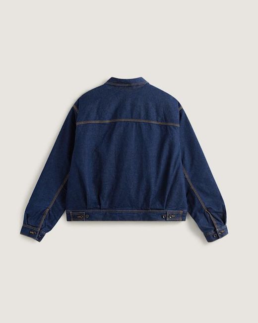 Vans Blue Premium Denim Station Jacket for men