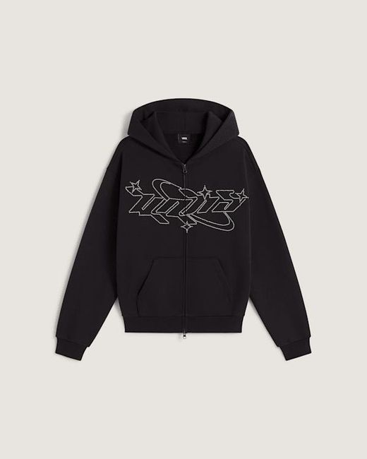 Vans Black Y2K Star Zip Pullover Hoodie