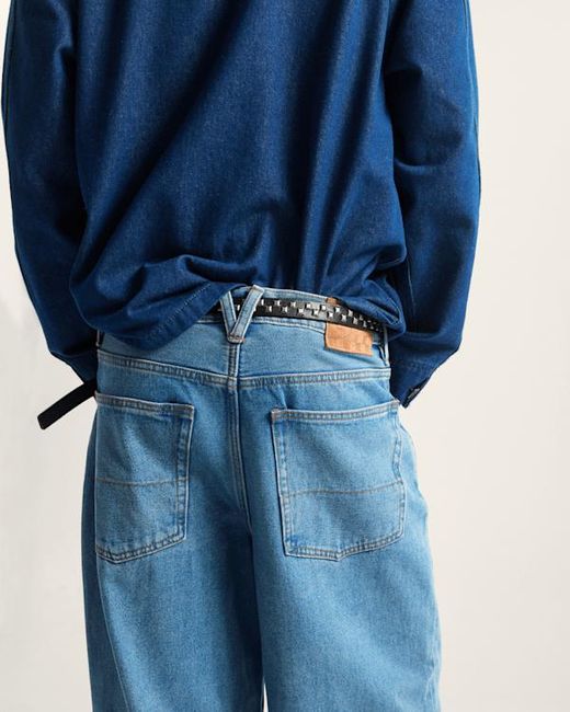 Vans Check-5 Baggy Denim Hose, Herren, Größe in Blue für Herren