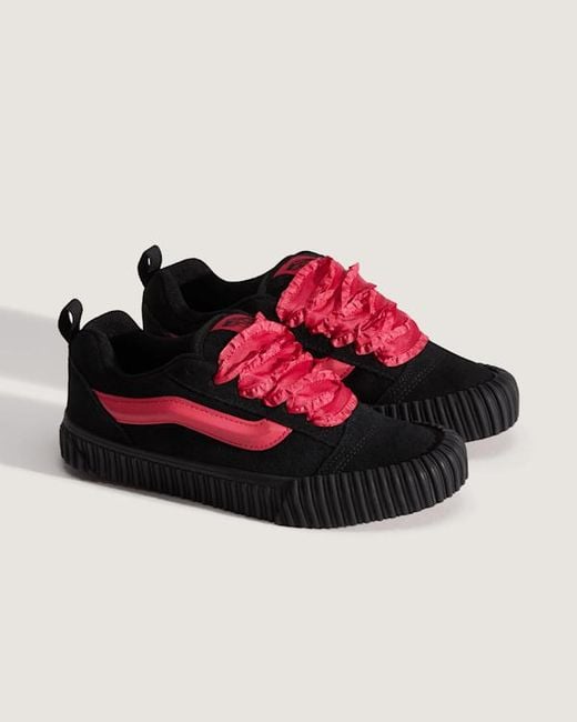 Vans Red Knu Skool Creeper Shoe for men