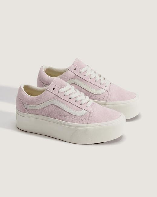 Vans Natural Old Skool Platform Shoes for men