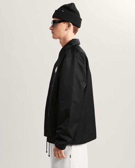 Vans Black Torrey Nylon Coaches Jacket for men
