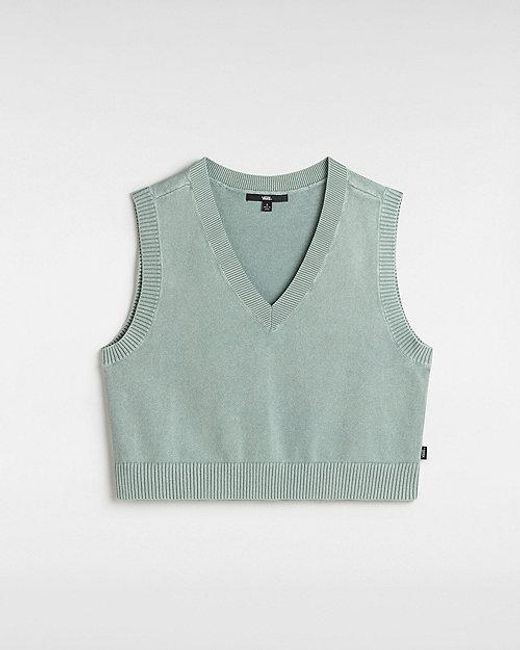 Vans Blue Syd Sweater Vest ( Mist)