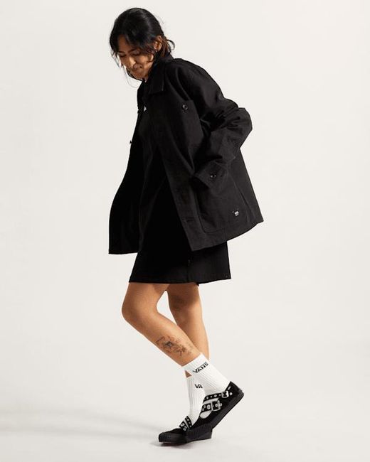 Vestito A Maniche Corte Center Vee, Donna, Taglia di Vans in Black