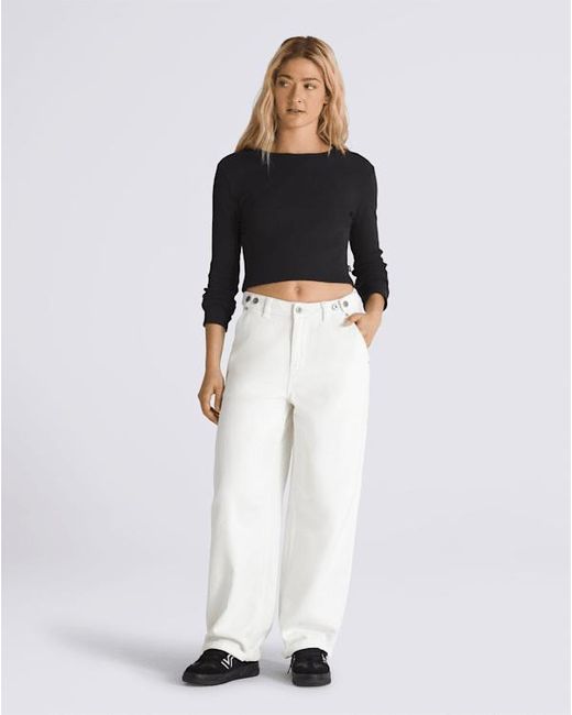 Vans White Curbside Trousers