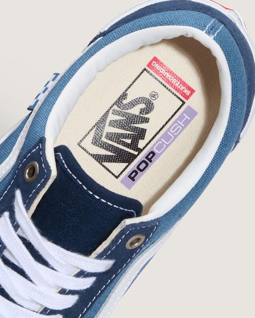 Vans Blue Skate Old Skool Shoes for men