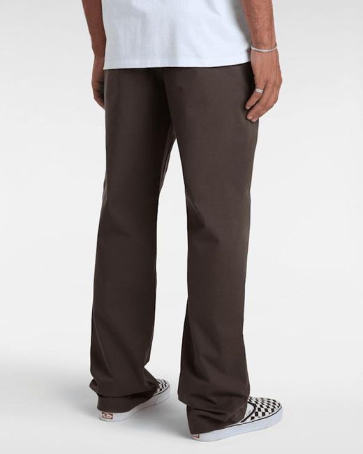 Vans Authentic Relaxed Chino Broek, Grootte in het Brown voor heren